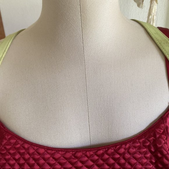 Vera Bradley Backpack Green Quilted - Picture 4 of 11